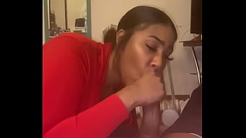 Liyah Da Bunni Drinks Huge dark-hued man sausage Entire