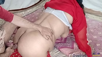 Desi susar (step Parent in Law) ass-fuck intrusion nailed her Bahu (stepdaughter in law) Netu in clear hindi audio while Netu Said \