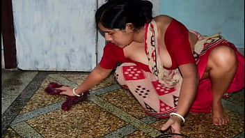 Everbest Desi Yam-sized boobs maid gonzo fuckin' with building possessor Absence of his wifey - bengali gonzo duo