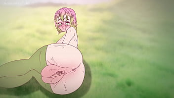 Mitsuri tempts with her phat cootchie ! Pornography devil slayer Manga porn ( toon 2d ) anime