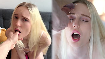 StepDaughter Bursts in her undies - Drilled Hard, Massive Facial cumshot