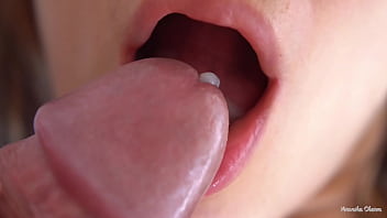 Her Sensitized Enormous Lips And Tongue Cause Him Cumshot, Supah Closeup Spunk In Facehole