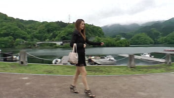 Super hot asian Cougar Kai Miharu enjoys to poke and urinate outdoors