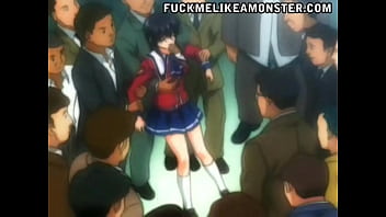 Anime fucked by numerous fuck-sticks