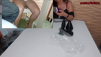 Fuck-fest shop seller, in addition to selling, he loves his client, and tested the products with her