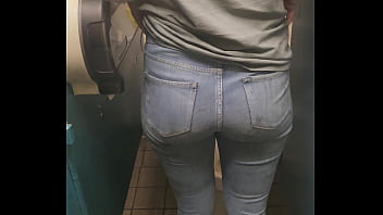 Public stall at work phat ass white girl employee banged rear end