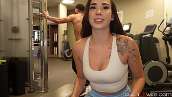 Latina Cheating Romps Stranger at Gym Motel - Gaby Ortega -