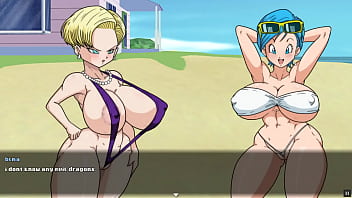 Supah Tramp Z Tournament 2 [Dragon Ball Anime porn game Parody] Ep.2 android Legitimate lovemaking struggle against her doppleganger
